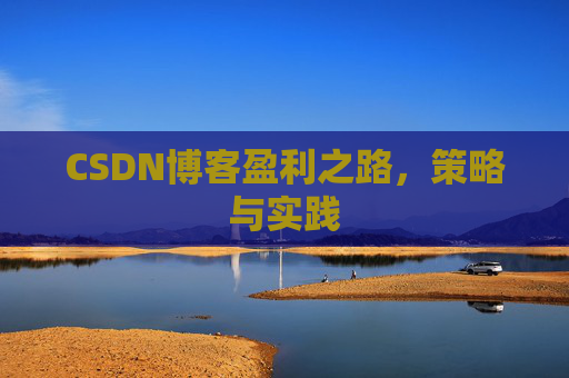CSDN博客盈利之路，策略与实践